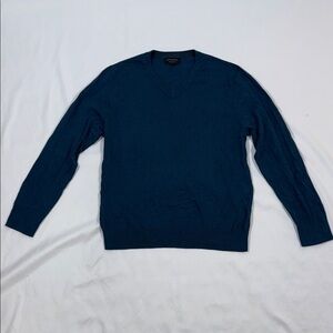 Banana Republic Teal V-Neck Sweater for Men